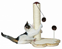 TRIXIE Когтеточка для кошек "Лапка со столбиком", 50 см