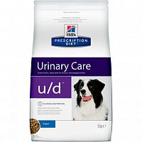 Hill's Prescription Diet u/d Urinary Care корм для собак диетический при хронической болезни почек
