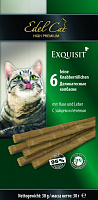 Edel Cat  Колбаски для кошек, заяц и печень 6 шт.