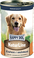 Консервы для собак Happy Dog Natur Line Ягненок с индейкой