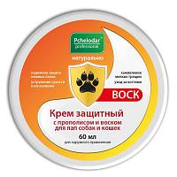 Крем для лап собак и кошек Пчелодар защитный с прополисом и воском, 60 мл