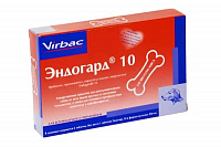 Антигельминтное средство для животных Virbac, Эндогард 10 (6 таб/уп)