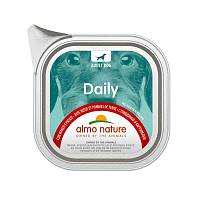 Almo Nature Daily Menu консервы для собак паштет с говядиной и овощами (ламистер)
