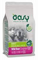 Oasy Dry Dog OAP Adult Medium/Large сухой корм для взрослых собак средних пород с диким кабаном