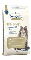 Корм для взрослых кошек SANABELLE HAIR & SKIN поддерживает здоровье кожи и шерсти