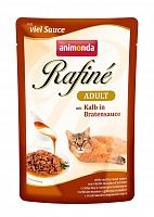 Animonda Rafine Adult консервы для взрослых кошек с Телятиной в жареном соусе (пауч)