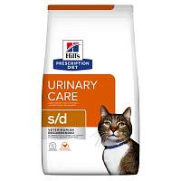 Hill's Prescription Diet s/d Urinary Care корм для кошек диетический при лечении МКБ с Курицей