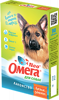 Витамины для собак Омега Nео+ с морскими водорослями Крепкое здоровье, 90таб