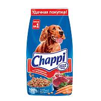 Сухой корм для собак Chappi Сытный мясной обед с говядиной по-домашнему