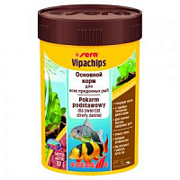 SERA VIPACHIPS корм для всех видов сомиков в виде пластинок, долго не размокает в воде