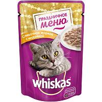 Влажный корм Whiskas для взрослых кошек, сливочное жаркое с индейкой
