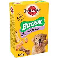 Лакомство для взрослых собак PEDIGREE Biscrok «Бисквитные косточки ассорти»