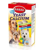 Витамины для собак SANAL Кальций 100 таб