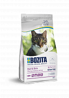 Bozita Hair & Skin Wheat free Salmon сухой корм для взрослых и растущих кошек для здоровья кожи и шерсти с лососем без пшеницы