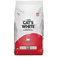 Наполнитель для кошачьего туалета Cat`s White Natural комкующийся, натуральный, без ароматизатора 