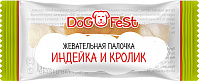 Dog Fest Жевательная палочка индейка и кролик