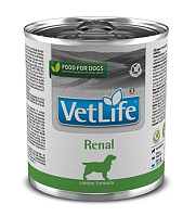 Влажный корм для собак FARMINA VET LIFE NATURAL DIET DOG RENAL с заболеванием почек, банка
