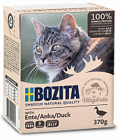 Консервы для кошек BOZITA Duck Tetra Pak кусочки в желе с уткой